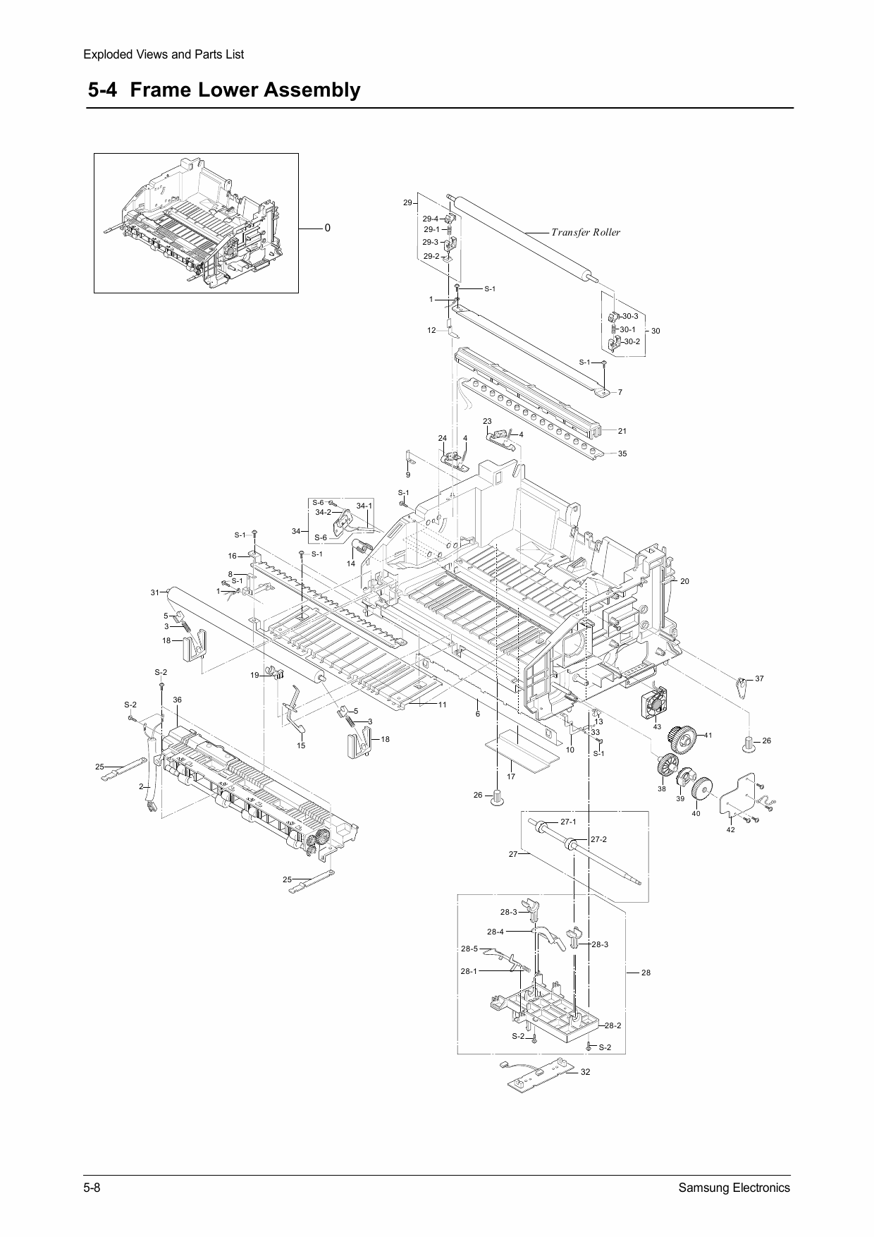 Samsung FACXIMILE SF-530 Parts Manual-2